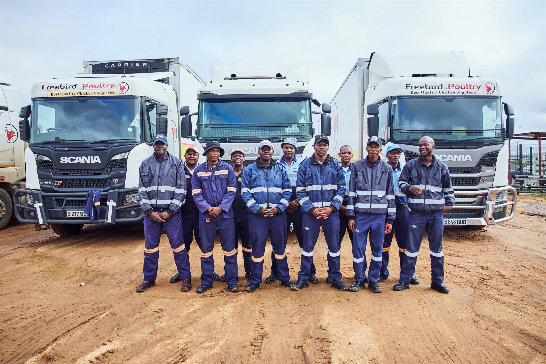 Distribution trucks and logistics
