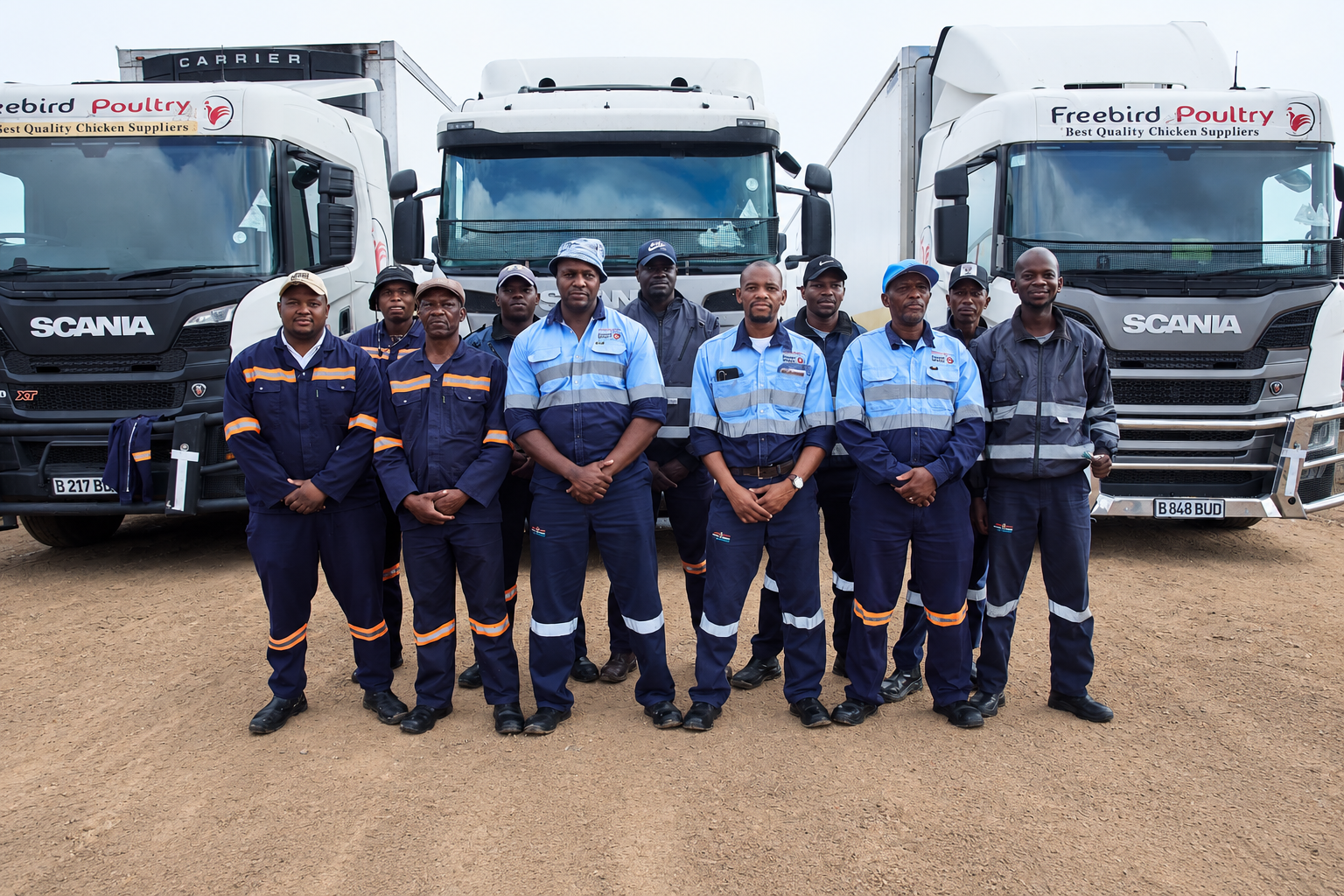 Distribution trucks and logistics