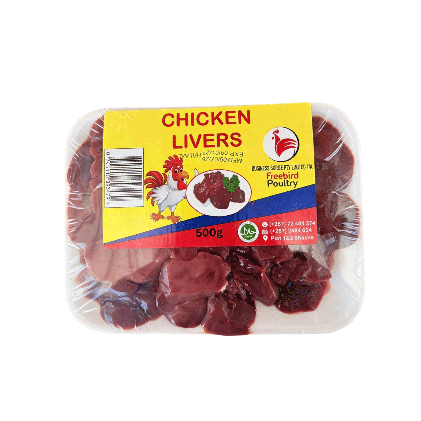 Chicken livers 500g pack